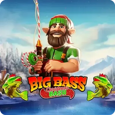 Big Bass Christmas Bash festive fishing slot by Pragmatic Play with 96.71% RTP and 5,000x max win